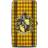 Wizarding World of Harry Potter Wallet Hinged Hufflepuff Crest Stripes Diamonds Gold Browns