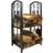 Imperial Vegas Golden Knights Fireplace Tool Set & Wood Holder, Black