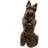 Antique Bronze Coloured Scottish Terrier Pot Buddy Pot