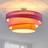 Lindby Melia Violet/Pink/Orange/Chrome Takplafond