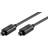 Goobay Toslink Ljudkabel 0.5m Tjock GOLD