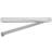 dormakaba Dorma glideskinne t/TS 92-93 hvid RAL 9016
