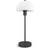 Herstal Vienda - Black/Opal Table Lamp 47.5cm