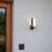 ECO-Light LED-utomhusvägglampa Cuba, 1 Väggarmatur