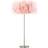 Happy Homewares Modern and Chic Real Pink Feather Floor Lamp