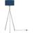 ValueLights Camden Brushed Chrome Floor Lamp