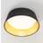 Trio Lighting Sort-gylden tekstil Ponts Loftplafond