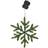 Star Trading Krans Snowflake 40cm Jullampa