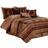 Chezmoi Collection Sedona Bed Linen Brown (233.7x228.6cm)