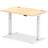 Air 1200 800mm Adjustable Desk Maple Top Writing Desk