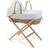 Clair De Lune Waffle White Palm & Natural Folding Stand