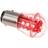 Nautec LED Pinol pære BAY15D rød