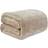 Dreamscene Luxury Large Waffle Honeycomb Mink Warm Blankets Natural, Brown (170x)