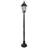 MiniSun Mayfair Black/Silver Floor Lamp