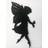 Poppy Forge Large Fairy. Solid steel garden ornament.