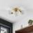 Lindby LED-taklampa Ciala, 3 Takplafond