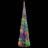 vidaXL Acrylic Decorative Pyramid Cone Christmas Lamp