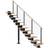 Dolle Dubai Ligeløb Sort 9005-DESIGN-Hvidolieret eg-80-12