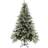 vidaXL Illuminated Green/White Christmas Tree 120cm