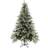 vidaXL Illuminated Green/White Juletræ 120cm