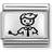 Nomination Composable Classic Dad Charm - Silver/Black