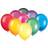 Unique Party 12" Latex Crystal Assorted Colour Balloons, Pack of 50