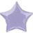 Unique (One Size, Lavender) Party 20 Inch Star Shaped Foil Balloon