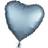 Amscan Loftus International A3-6814 18 in. Steel Blue Heart Satin Luxe HX Balloon