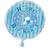 Unique Party 55481 55481-18' Foil Blue 1st Birthday Balloon, Prism