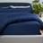 Brentfords Brentfords Plain Fitted Bed Sheet Blue (200x152cm)