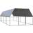 vidaXL hønsegård 3x8x2 m galvaniseret stål