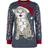 Ugly Christmas Sweater Cat Wrapped In Lights Christmas Jumper - Multicolour