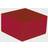 Bins, height 63 mm, red, LxW 108x108 mm, pack of 50