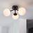 Endon Pulsa Bathroom Globe Ceiling Flush Light