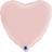 Ballongkungen Folieballon Hjerte Satin Pastel Pink