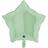 Grabo Folieballon Stjerne Pastelgrøn Mat 45 cm