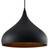 Lindby Ritana Black/Gold Pendellampa ∅ 31cm