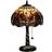 Nostalgia Trollslända Oliv Tiffany 30cm Bordslampa