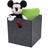 Disney Mouse Storage Bin In Grey 10in X 10in