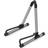 Donner Guitar Stand Acoustic,Folding Metal Electric Stands & Hangers,Bass Classical Travel Guitar Stand adjust for 30" 40" Mandolin, Bass, Banjo, Ukulele (Gray) DS-1
