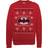 DC Comics Batman Christmas Knit Logo Christmas Sweater - Red