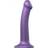 Fun Factory STRAP-ON-ME Bendable Dildo – halvrealistisk mono-densitet – kraftfull sugkopp – silikon medicinsk kvalitet – allergivänliga – storlek M –"Metallic Shine" kollektion – violett, 195 g