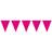 Folat Flagguirlande Mini Cerise