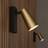 Lucande Angelina brass-gold Wall light