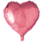 Globos Hjerteformet Folieballon, Pink