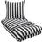 Borg Design 150x210cm Nordic Stripe Påslakan Grå, Vit