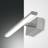 Fabas Luce LED Spiegelleuchte chrom Wall light