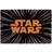 Grupo Erik Logo Star Wars Dörrmatta, Kokosnöt Grå, Beige, Sort