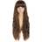 28 Inch/70 Beautiful Flat Bang Long Wave Curly Wigs Brown