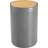 mDesign Plastic Round Trash Can Wastebasket, Bin Container